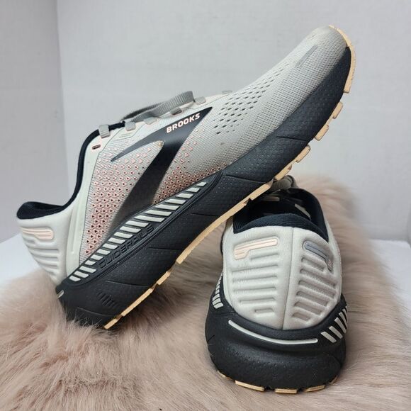 Brooks Womens Adrenaline GTS 22 Running Shoe Gray(missing insole) Size 9 - Picture 5 of 9